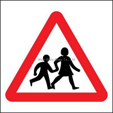 China warning reflective triangle traffic sign, traffic road sign ...