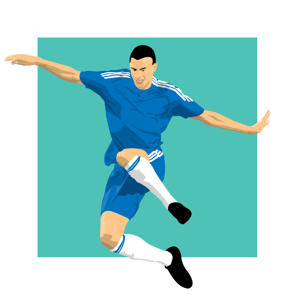 Soccer Player Vector | Free Download Clip Art | Free Clip Art | on ...