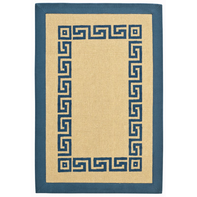 Blue Cotton Canvas Rug | Wayfair