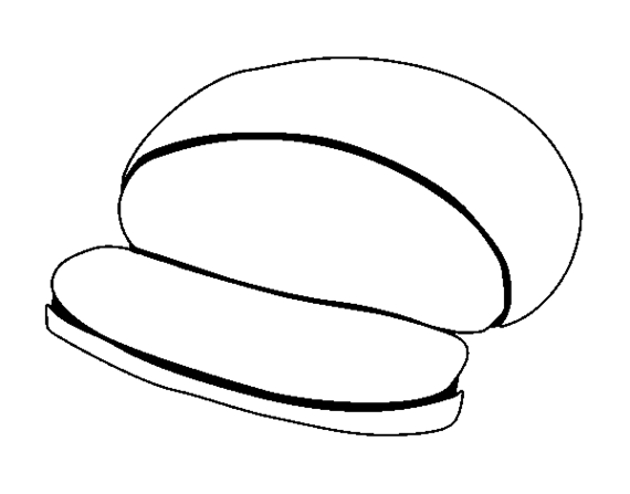 Loaf Of Bread Coloring Page Clipart - Free to use Clip Art Resource