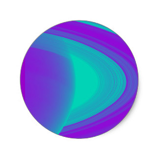 Rings Of Saturn Stickers | Zazzle