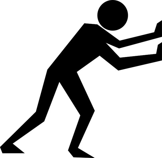 Stick figures, Running man and Running