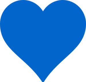 Light Blue Heart clip art - vector clip art online, royalty free ...