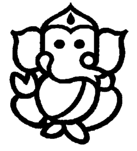 Outline Of Ganesh Ji Clipart - Free to use Clip Art Resource