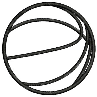 Basketball Outline - ClipArt Best
