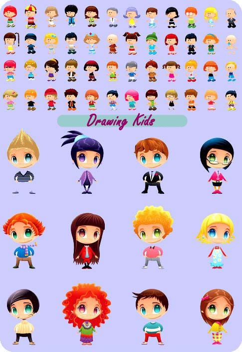 Cartoon Characters Vector Clipart | Free Vector Graphics & Art ...