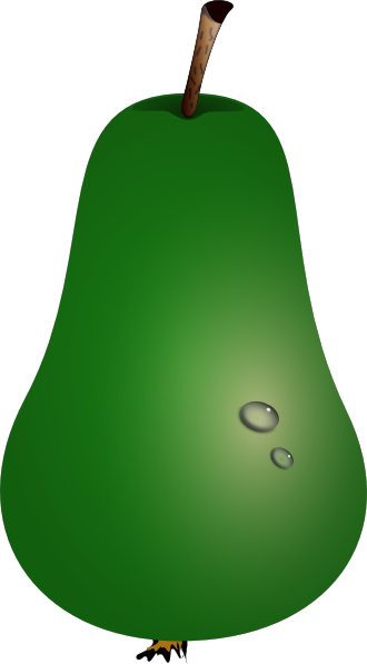 Pear clip art Free Vector / 4Vector