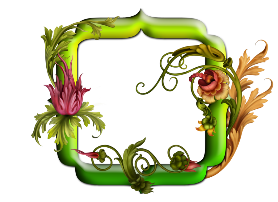 floral frame 2