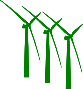 Green Wind Mills clip art - vector clip art online, royalty free ...