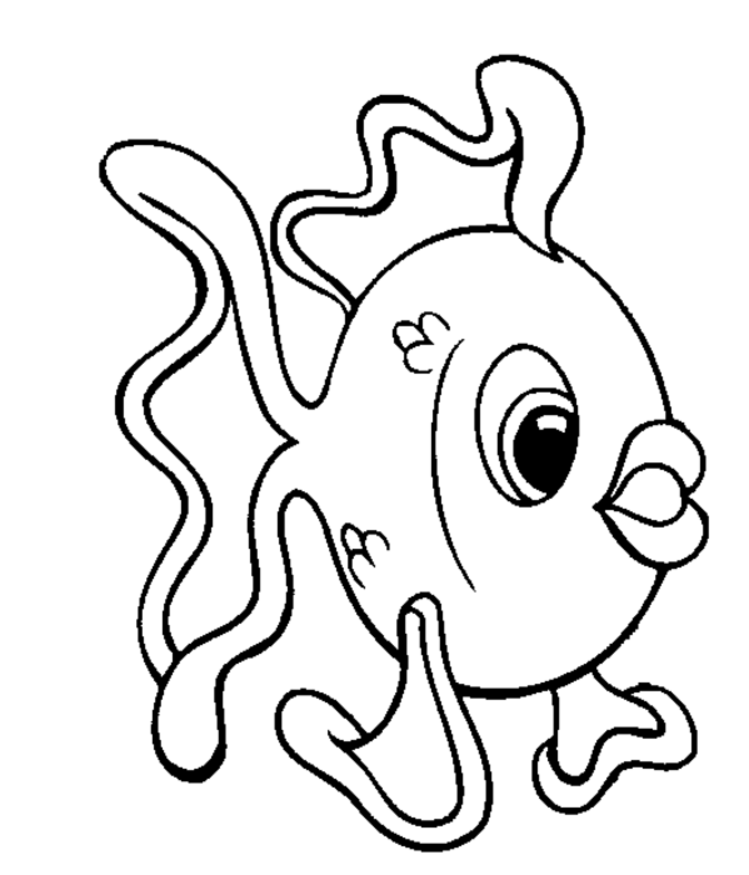 Coloring Pages Fish | Coloring pages, Coloring pages for kids ...