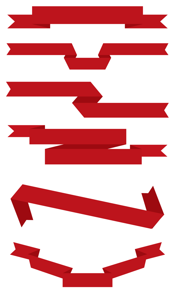 Scroll Banners Free Stock Vector Set | No cost royalty free stock