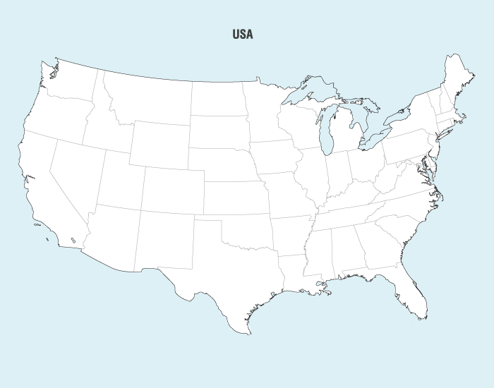 United States Map Vector - Vecteezy! - Download Free Vector Art