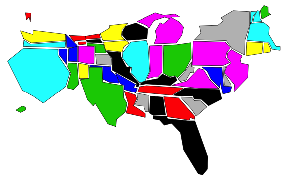 mages' blog: Comparing regions: maps, cartograms and tree maps