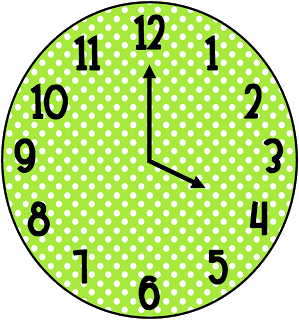 The Lesson Cloud: Clock Clip Art
