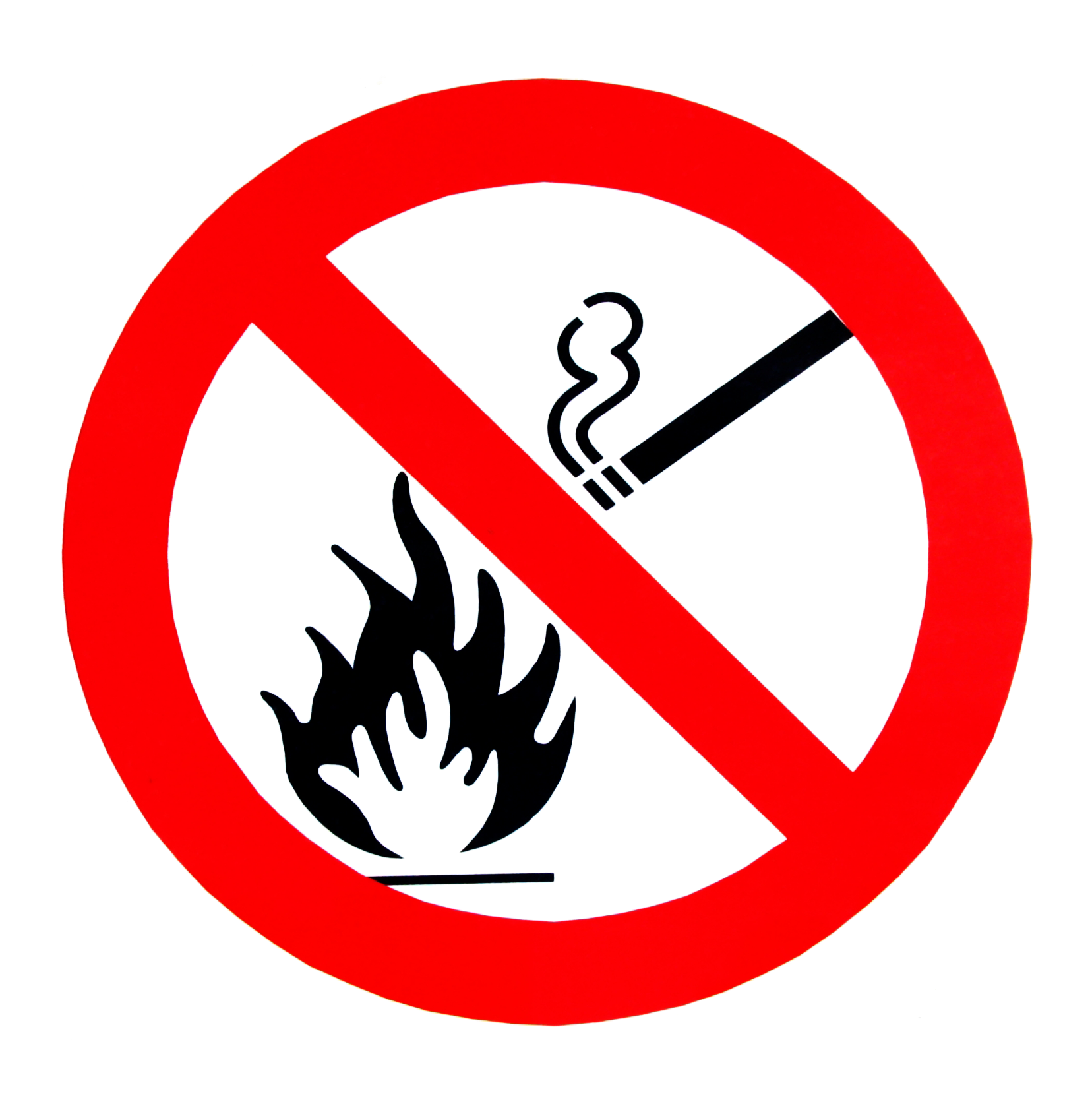 No Smoking No Fire Sign PNG Image - PngPix
