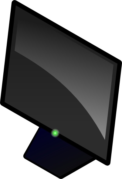 Computer Screen clip art Free vector in Open office drawing svg ...