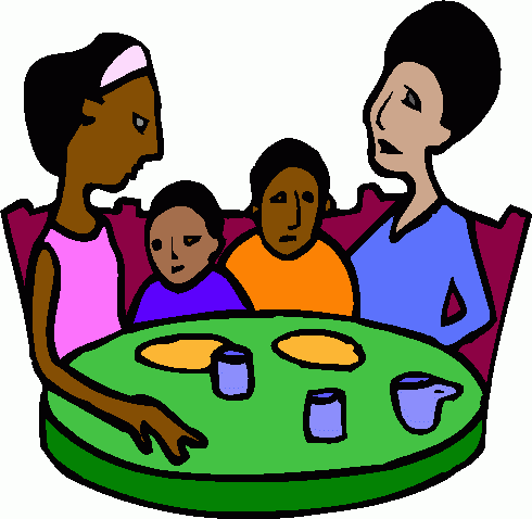 Fancy Restaurants Family Clipart