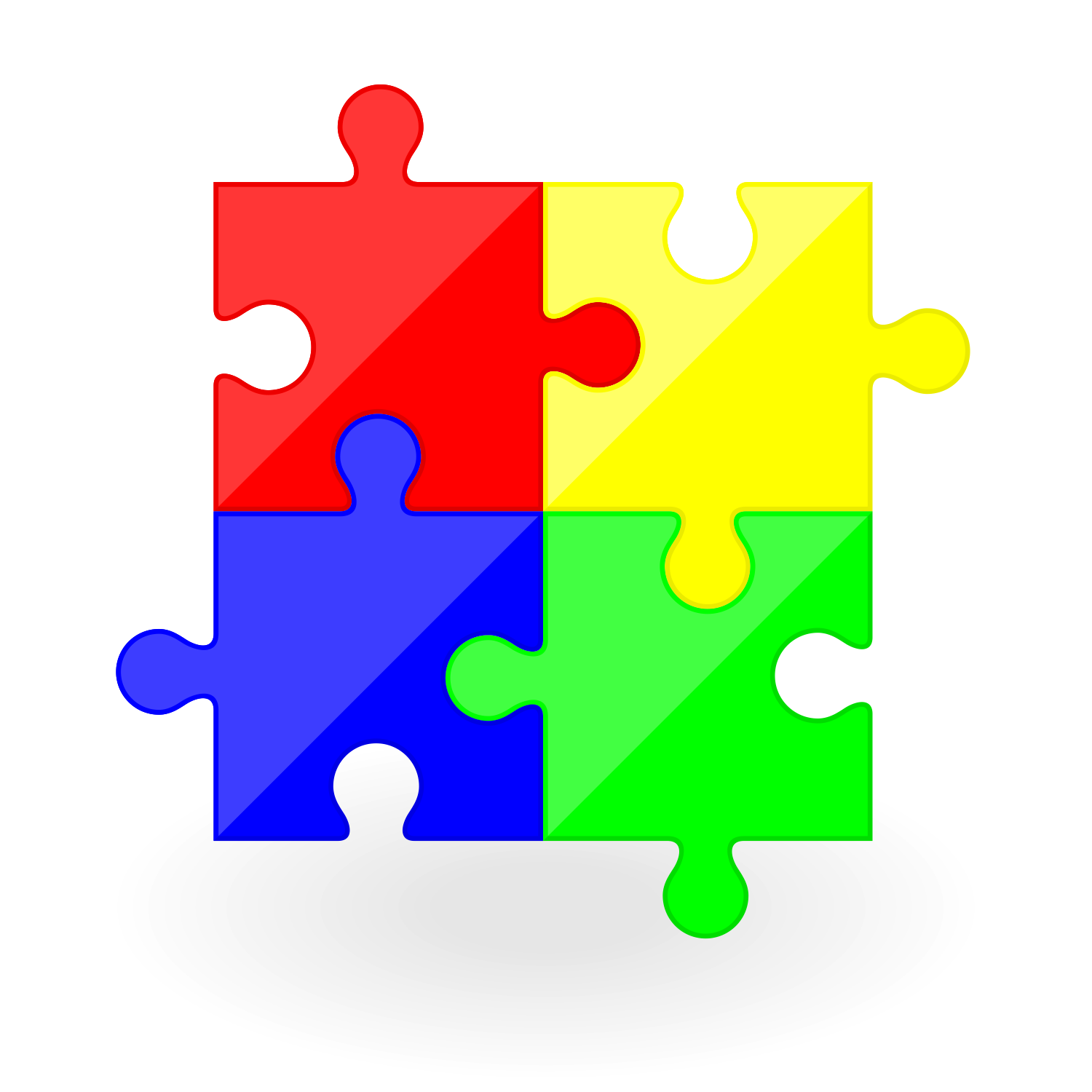 Vector for free use: Puzzle vector