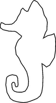 Best Photos of Large Printable Horse Templates - Horseshoe Outline ...