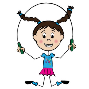 Jump rope clip art