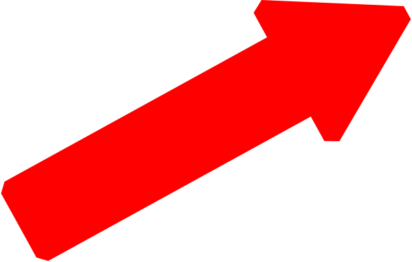 Red arrow clipart