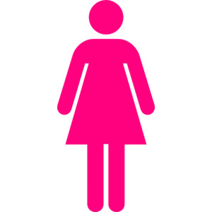 Clipart ladies toilet sign