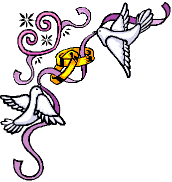 Wedding Bells And Hearts Clipart