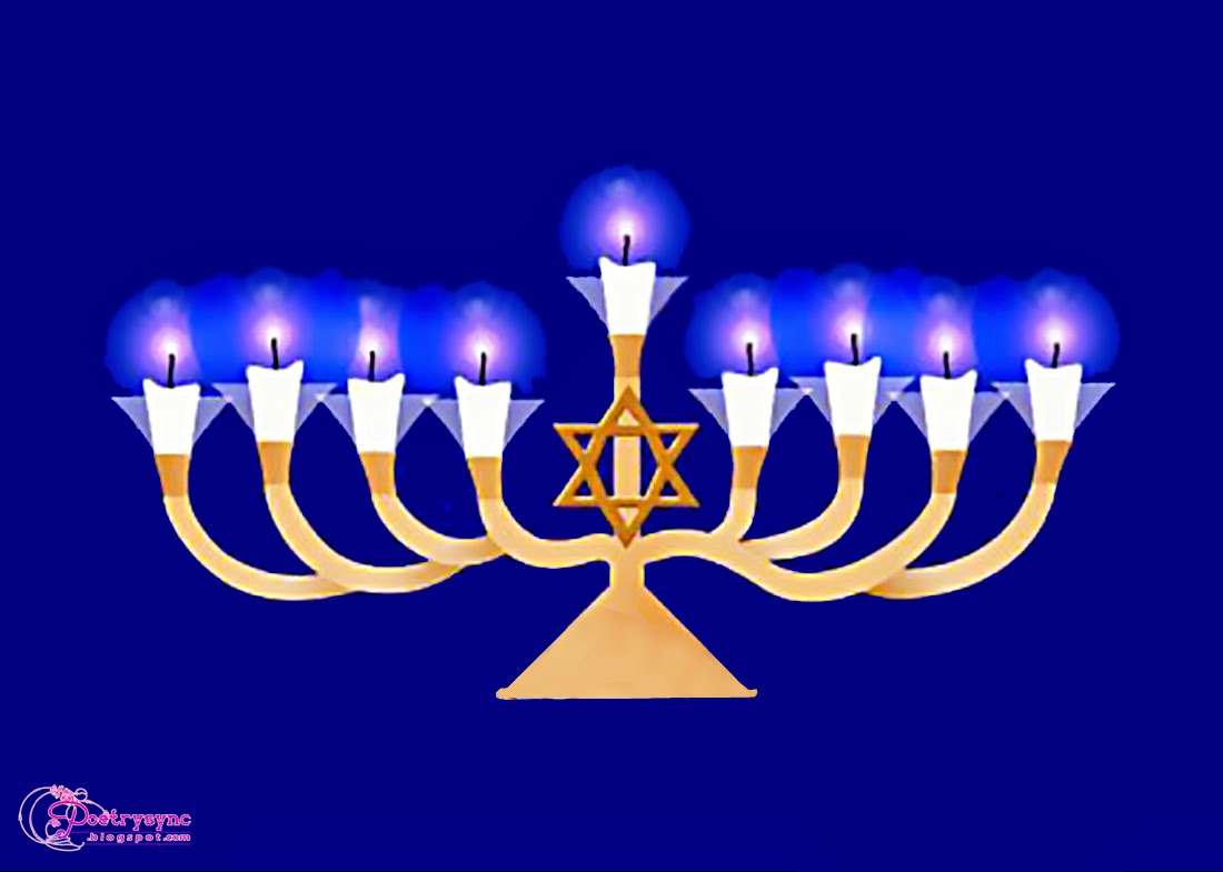 Merry Chrismast and Happy New Year: Hanukkah Candle Clip Art Pictures