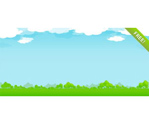 Cartoon Sky Background Clipart