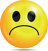 Unhappy clip art free