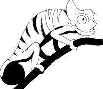 Free Black and White Animals Outline Clipart - Clip Art Pictures ...