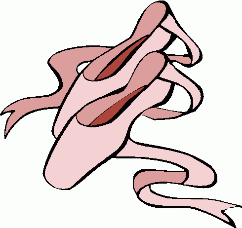 Ballet Shoes Clip Art - Tumundografico
