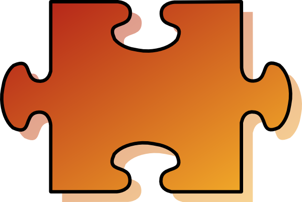 Jigsaw puzzle piece clip art