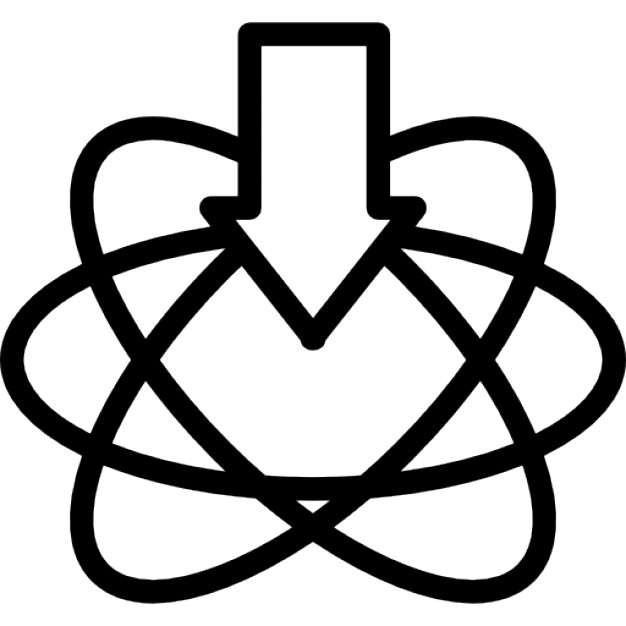 Science inbox symbol in a circle Icons | Free Download