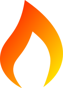 Candle flame clip art