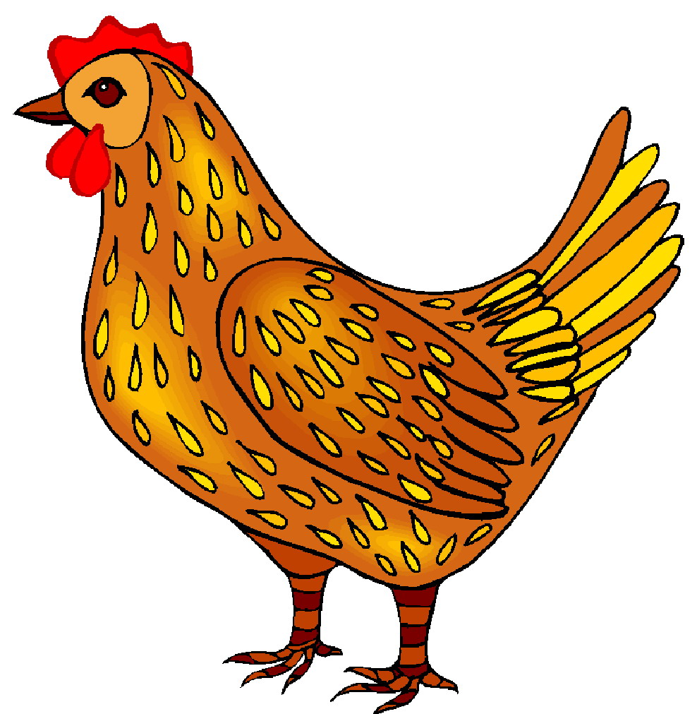 Little Red Hen Clipart