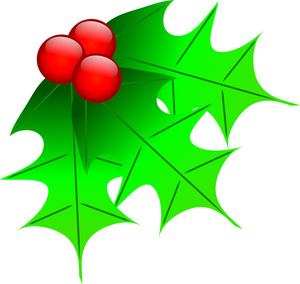 Free Christmas Clip Art Holly - Free Clipart Images