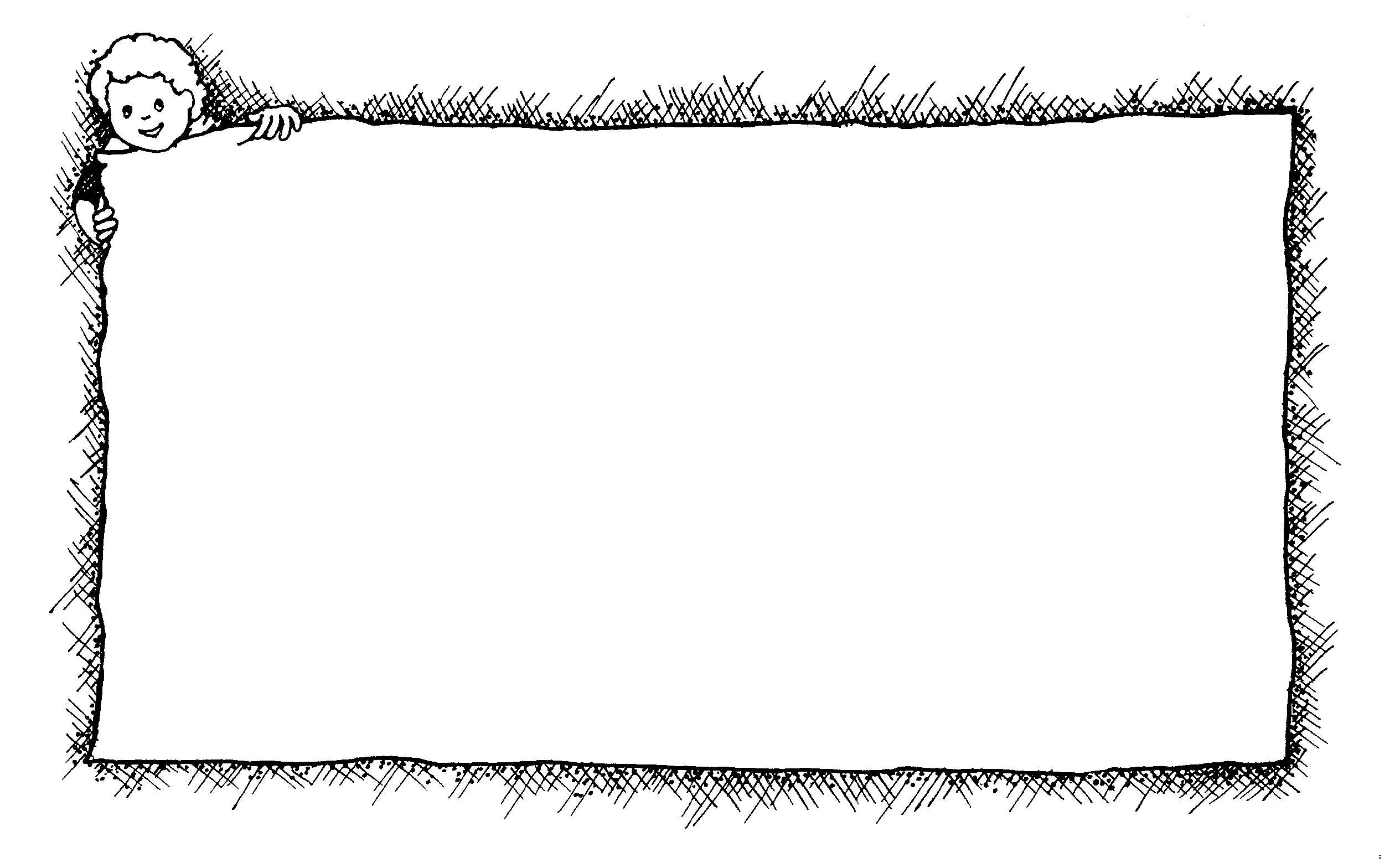 Books Border Clipart Black And White