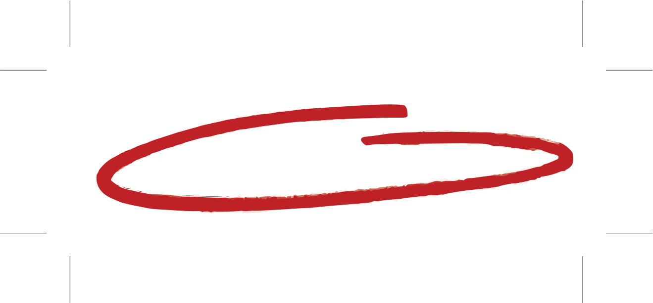 Clipart - Mark from red pen