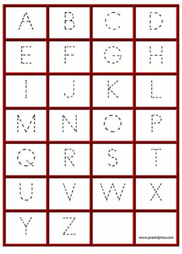 Abc Tracing Worksheets For Preschool | Mreichert Kids Worksheets