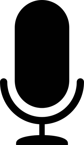 Microphone vector icon | Public domain vectors