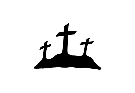 Three Crosses Clipart