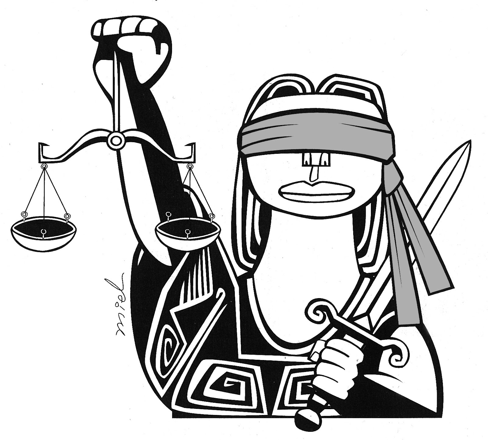 Blind Justice Tattoo