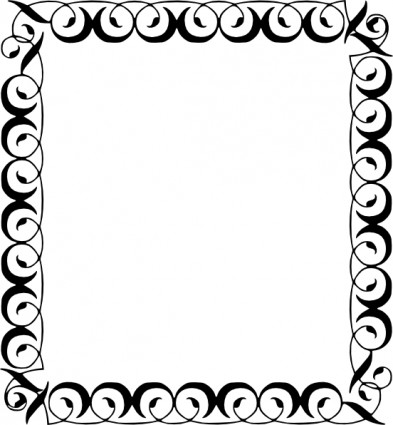 Image of Certificate Border Clipart #6109, Black Border ...