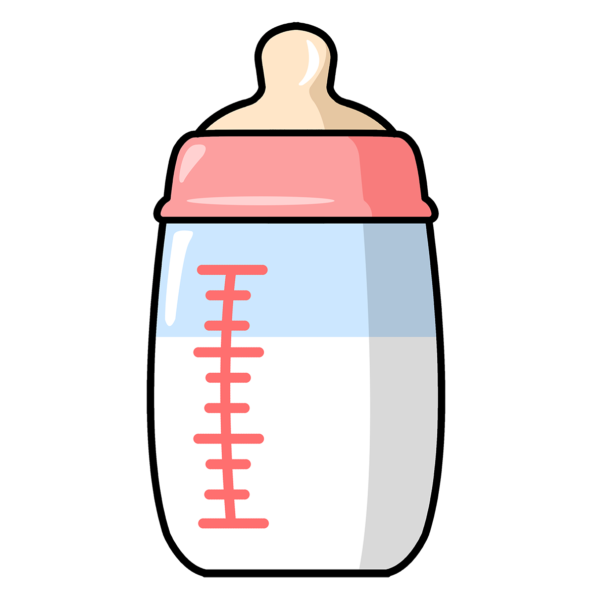 Milk bottle clip art