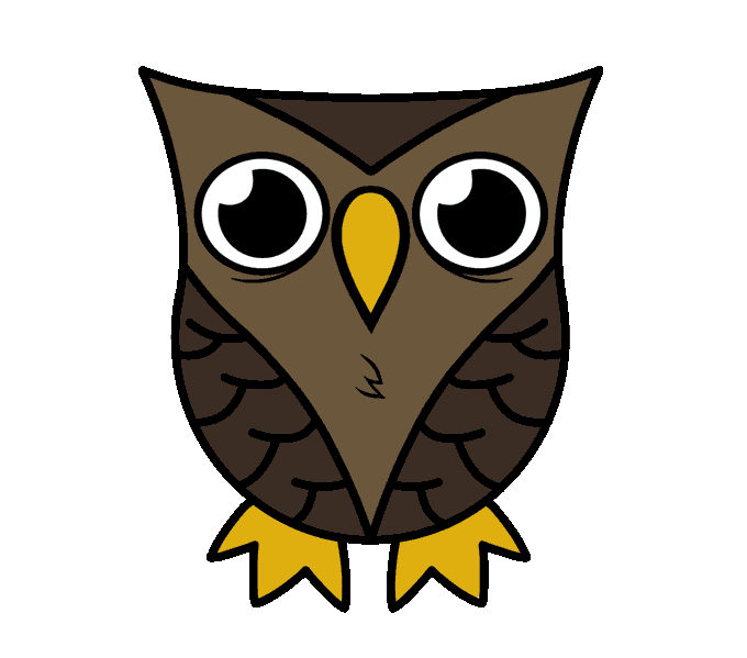 How to Draw an Owl in Cartoon Style | Easy Drawing Guides