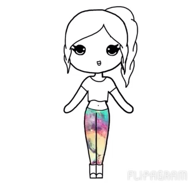1000+ images about Chibi girl template