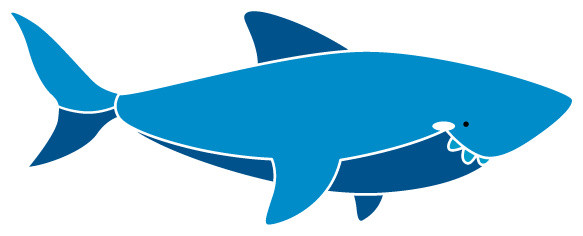 Shark Stencil for Painting - Contemporary - Wall Stencils - by My ...