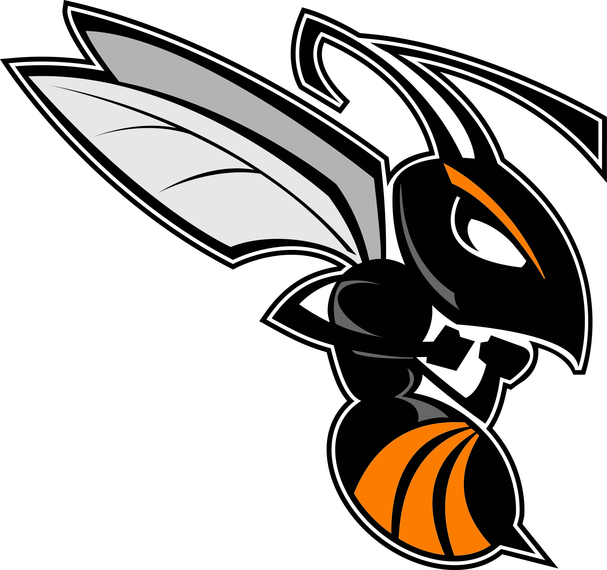 Hornet mascot clipart