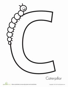 Letter c worksheets, Noodles and Worksheets